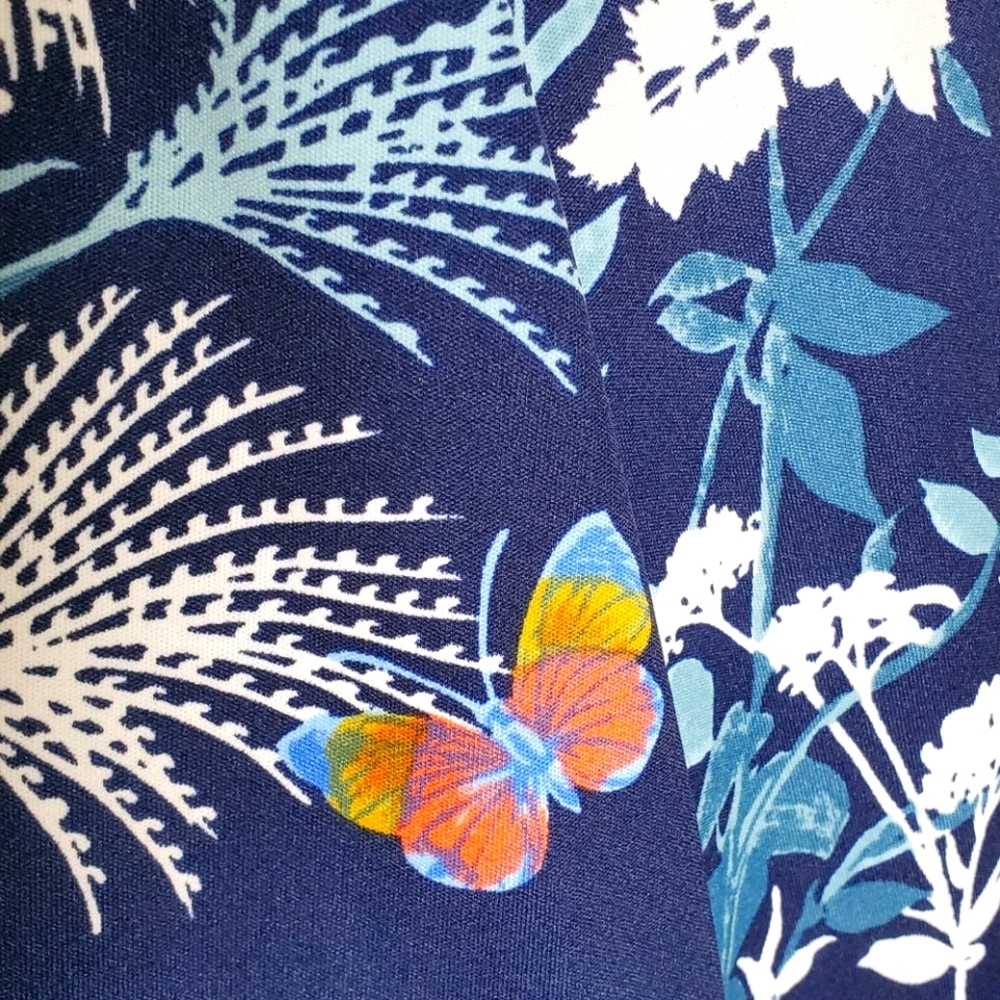 🦋Amazing Vintage Butterfly Blouse 60's 70's Teddi Of California 🦋